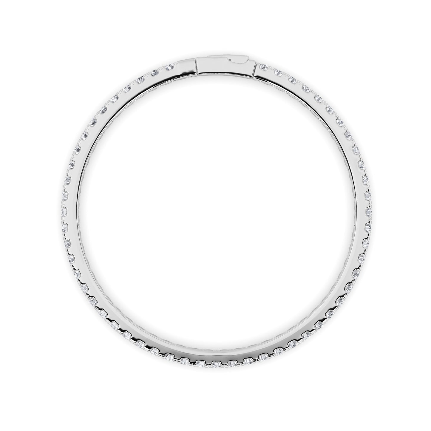 5.5Cttw Round Shaped Lab Grown Diamond (F/VS) Bracelet in 14K Gold