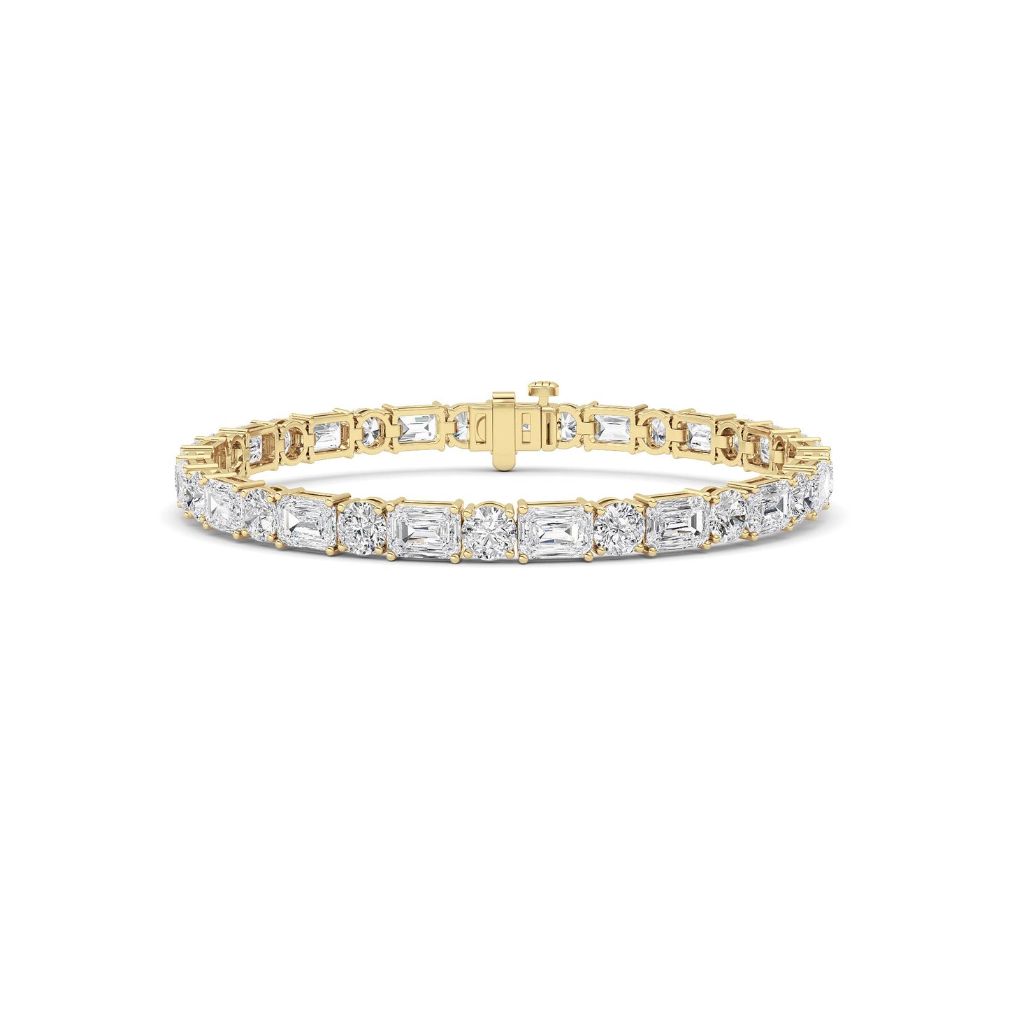 Emerald Lab Grown Diamond (F/VS ) Bracelet Bracelet in 14K Gold