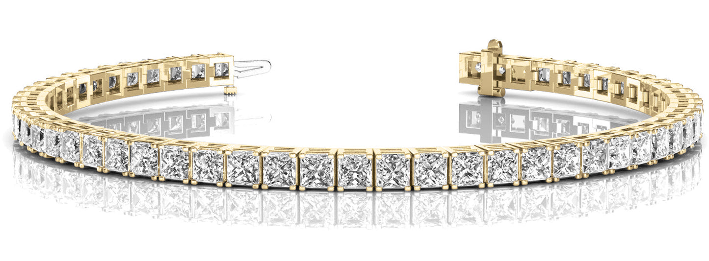 14K Yellow Gold Diamond Fashion Bracelet