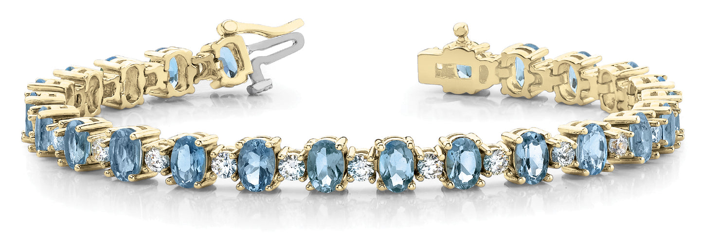 14K Yellow Gold 2.16 ctw Diamond Fashion Bracelet