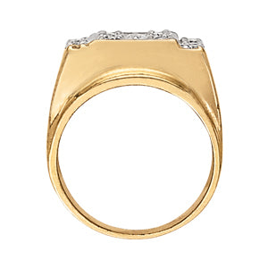 Diamond Cluster Mens Ring