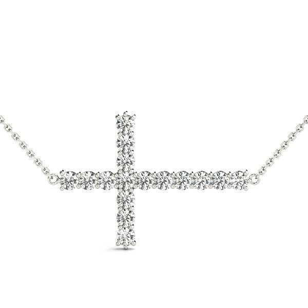 Diamond Religious Cross Pendant