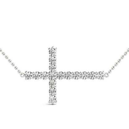Diamond Religious Cross Pendant