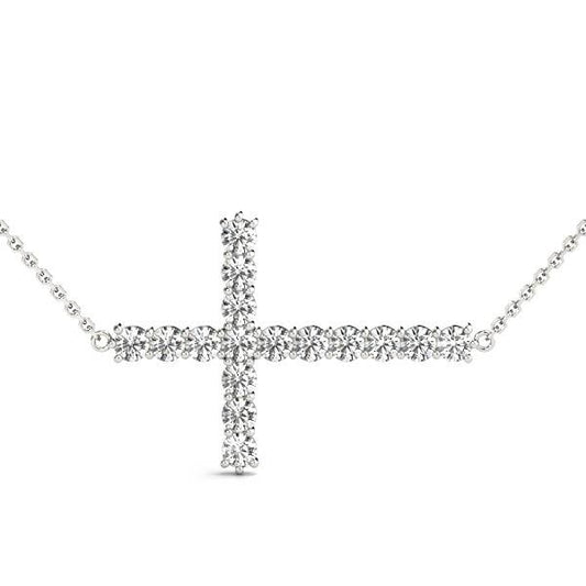 Diamond Religious Cross Pendant