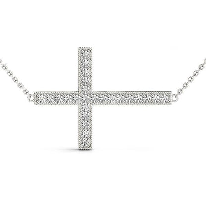 0.25 CTW Diamond Cross Pendant