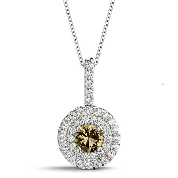 Diamond Halo Pendant