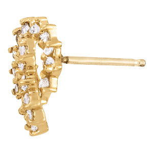 36 Round Diamond Statement Earrings