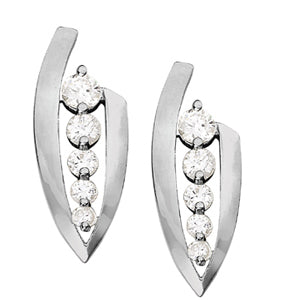 Journey Diamond Stud Earrings