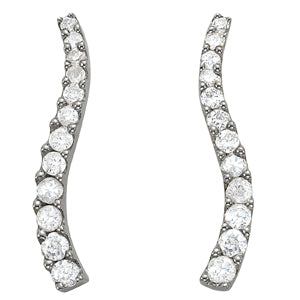 Diamond Journey Drop Earrings