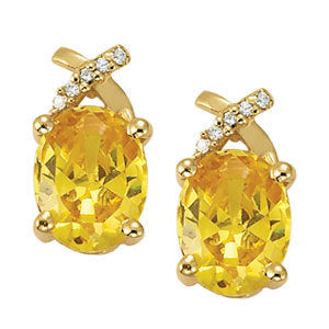 Multi-Diamond Oval Accent Earrings