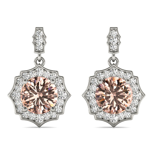 Round Diamond Stud Earrings