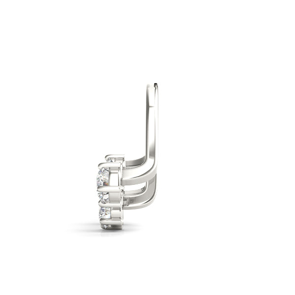 4 Stone Diamond Earring Jackets