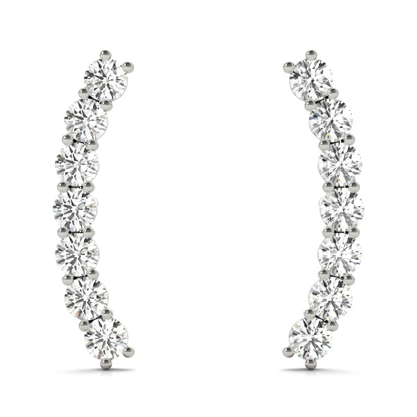 Diamond 7 Stone Earring Jackets