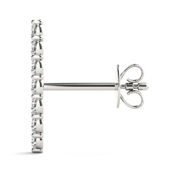 5 Stone Diamond Earring Jackets
