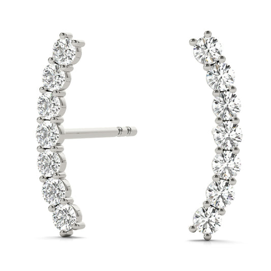Diamond 7 Stone Earring Jackets