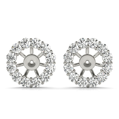 Diamond Earring Jacket for 1.25 CT Center Stone