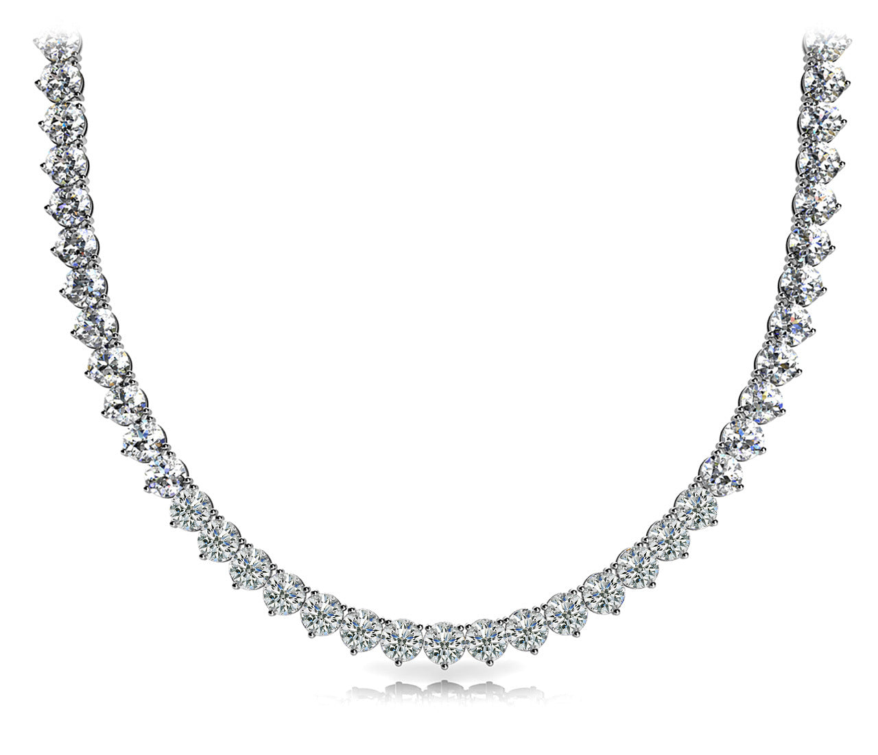 Riviera Diamond Pendant Necklace