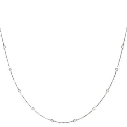 Diamond Station Necklace
