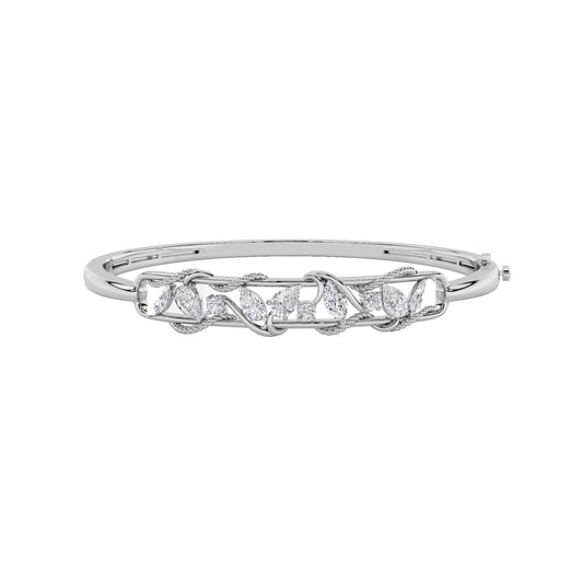2Cttw Pear Shaped Lab Grown Diamond (F/VS)  Bracelet in 14K Gold