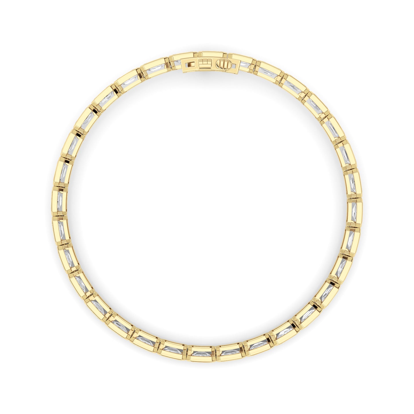 Emerald Lab Grown Diamond (F/VS ) Bracelet Bracelet in 14K Gold