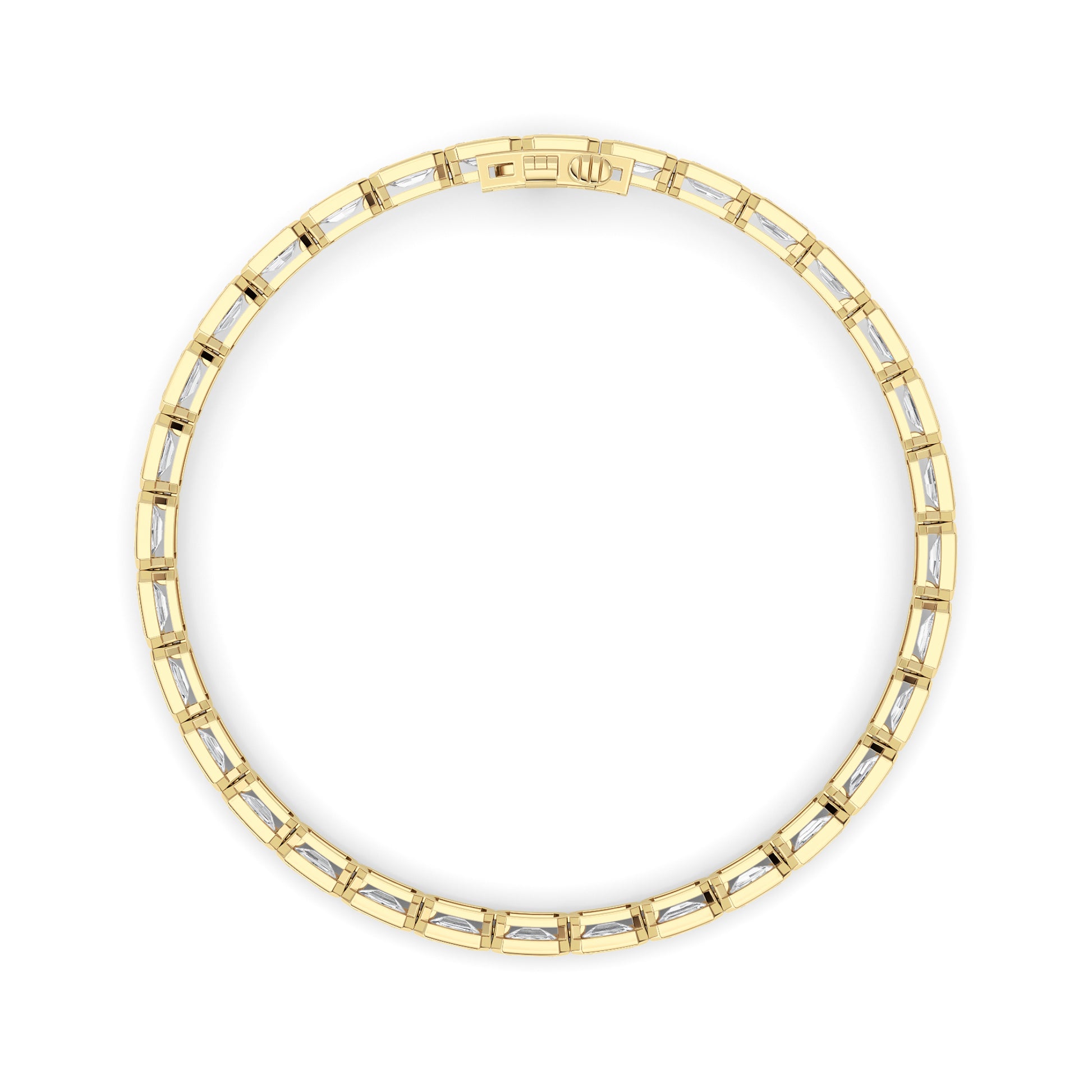 Emerald Lab Grown Diamond (F/VS ) Bracelet Bracelet in 14K Gold