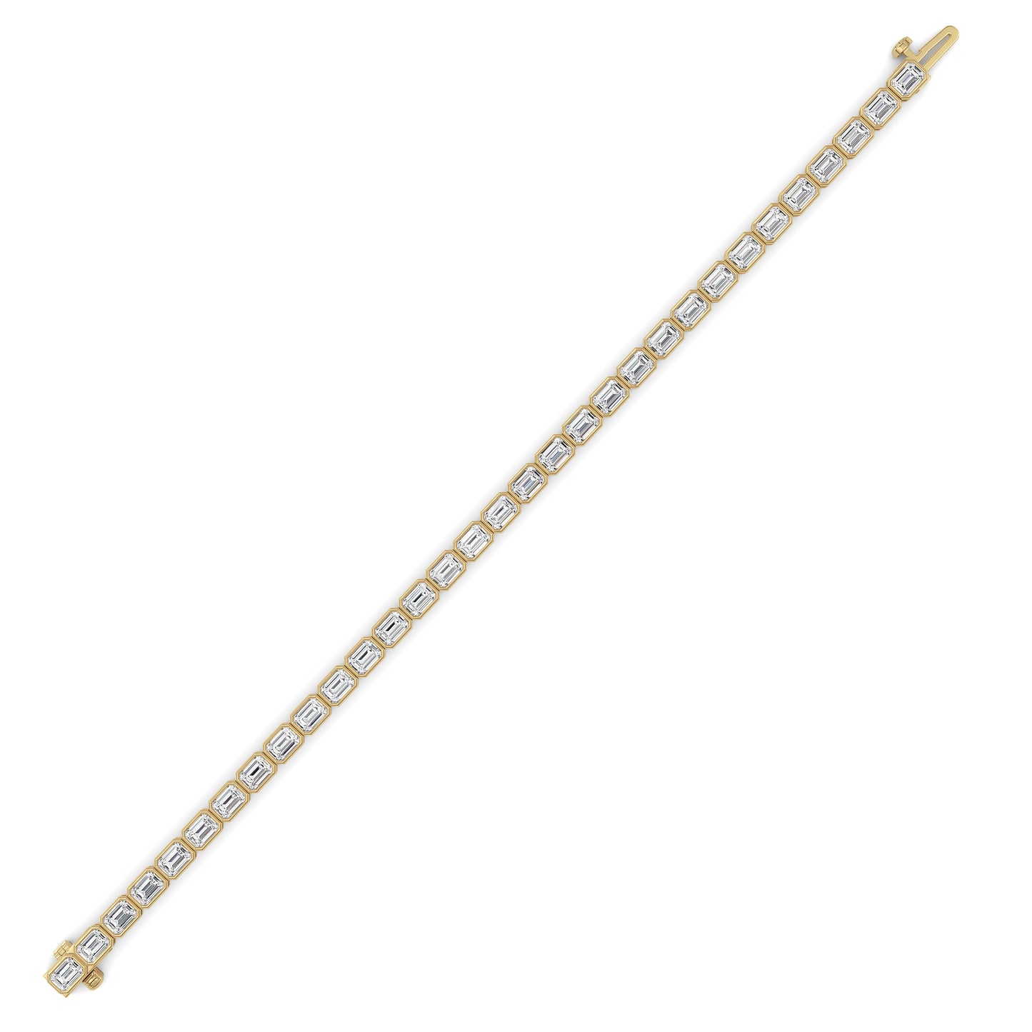 Emerald Lab Grown Diamond (F/VS ) Bracelet Bracelet in 14K Gold