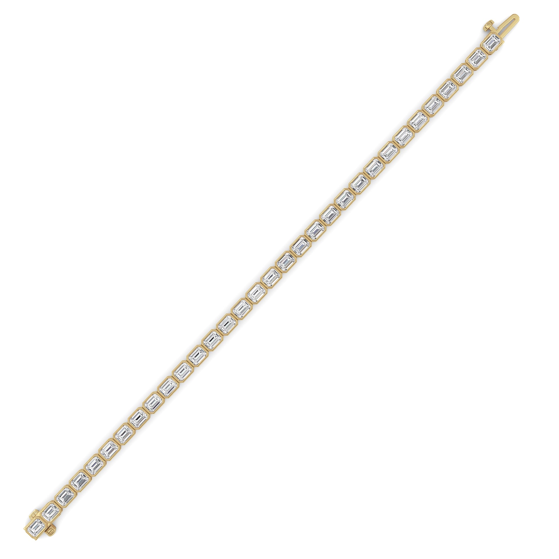 Emerald Lab Grown Diamond (F/VS ) Bracelet Bracelet in 14K Gold