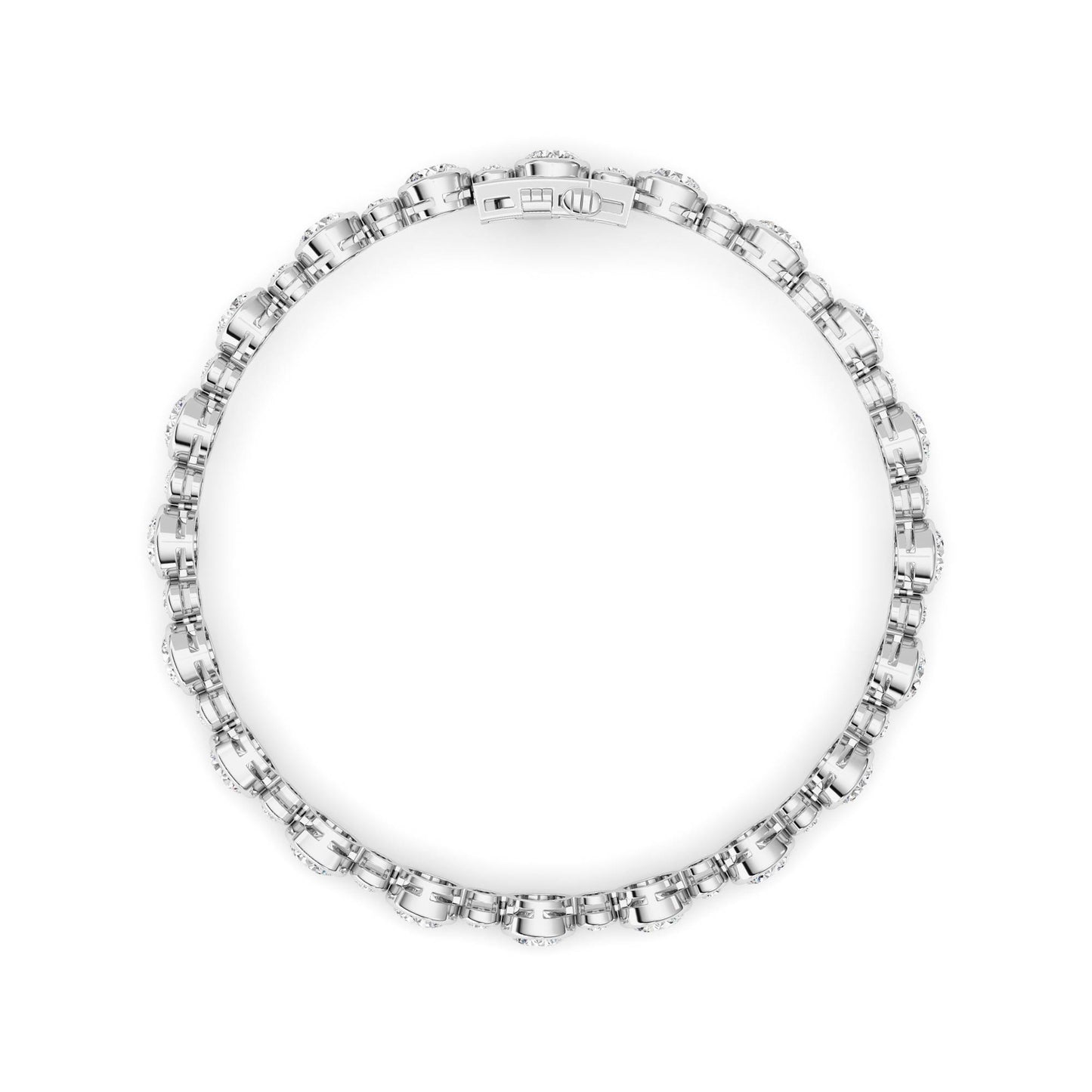 Round Lab Grown Diamond (F/VS ) Bracelet Bracelet in 14K Gold