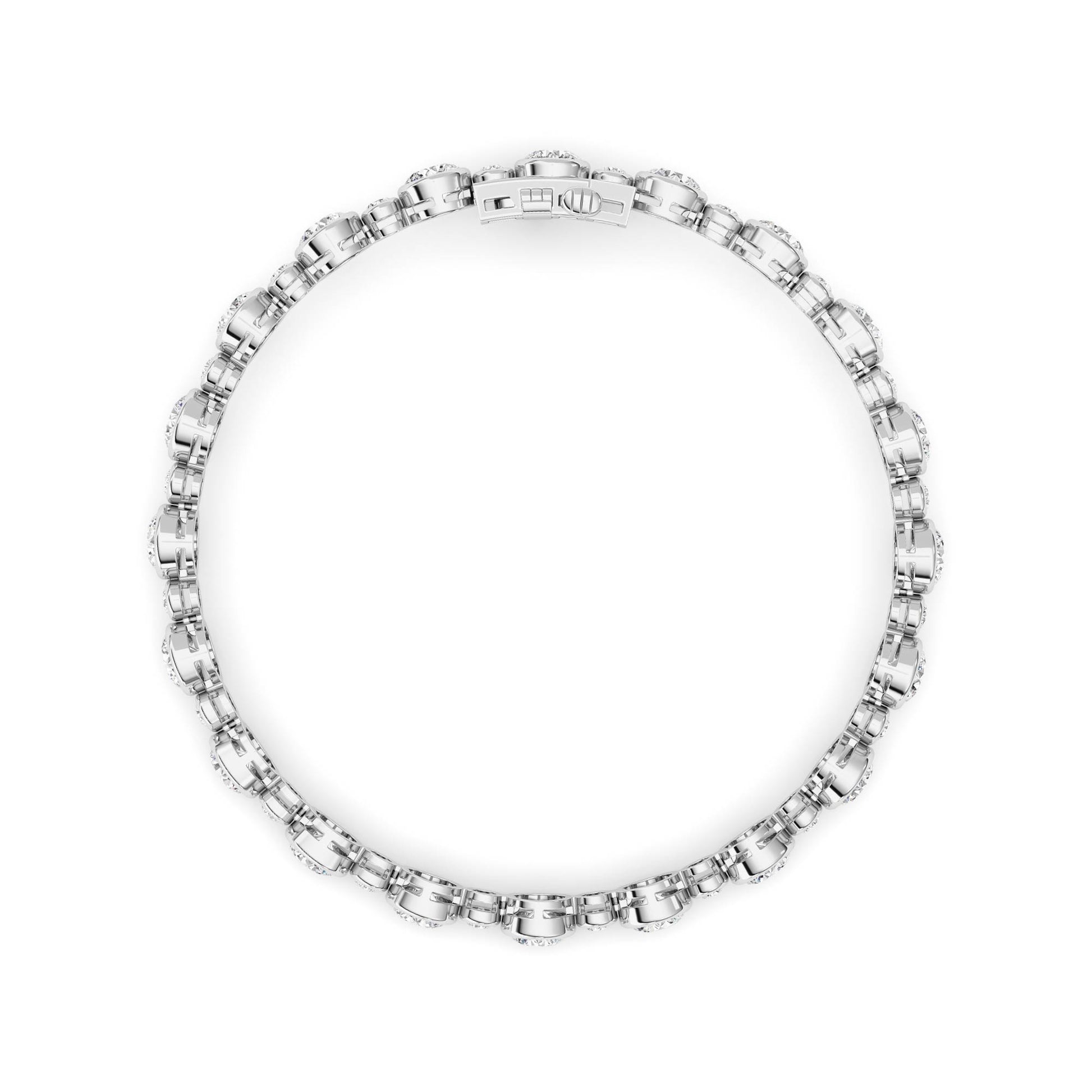 Round Lab Grown Diamond (F/VS ) Bracelet Bracelet in 14K Gold