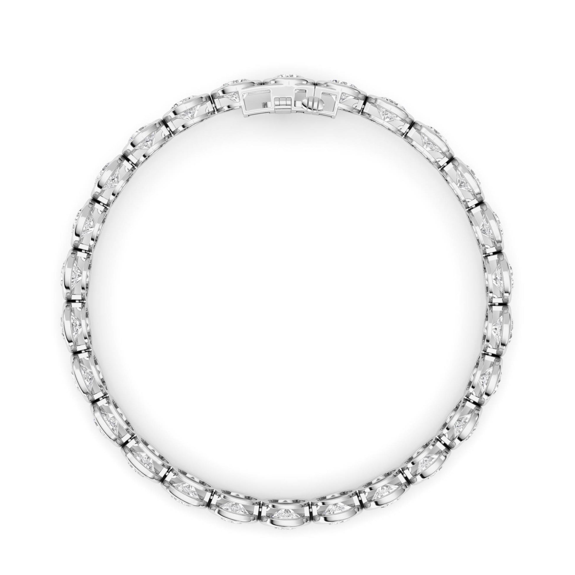 Round Lab Grown Diamond (F/VS ) Bracelet Bracelet in 14K Gold