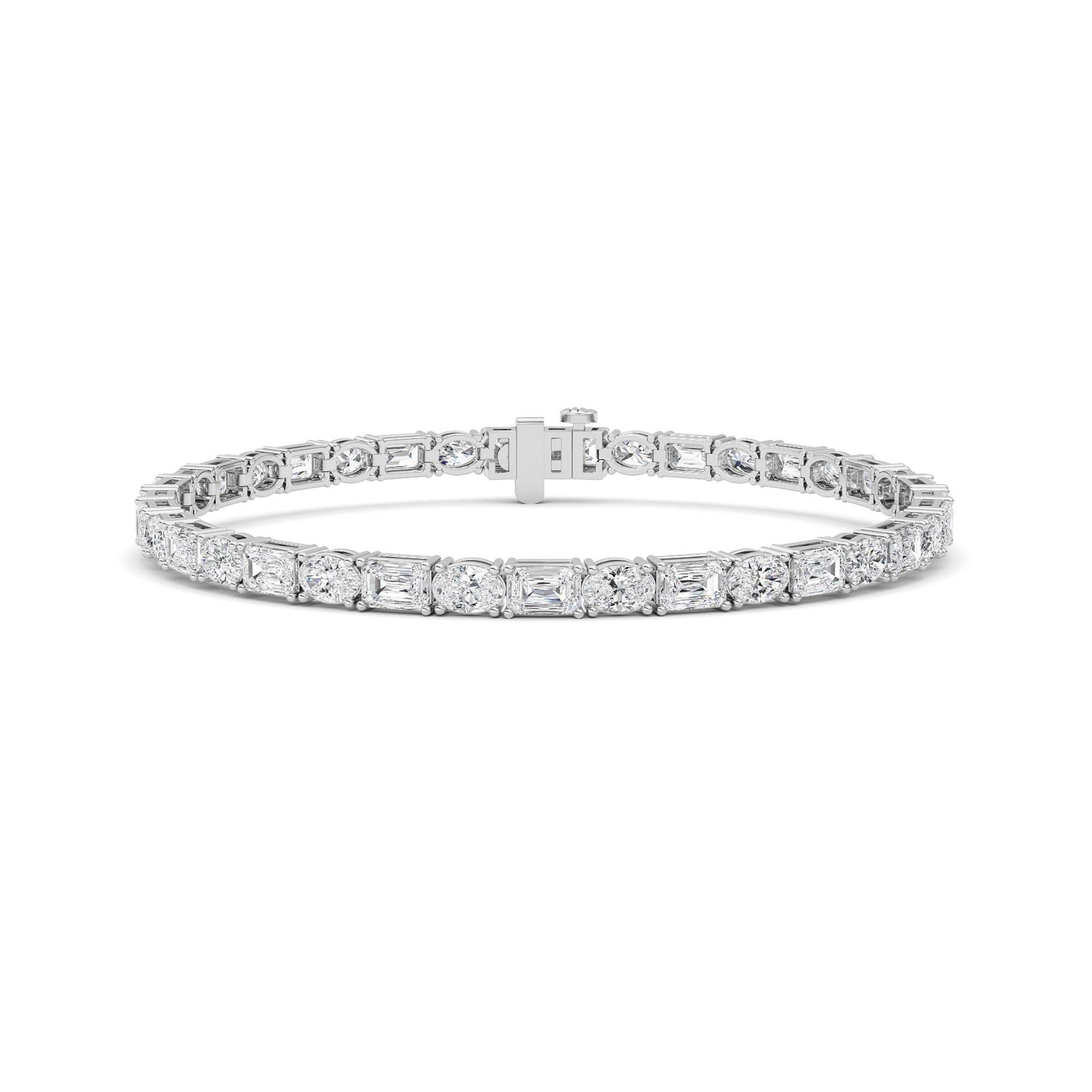 Emerald Lab Grown Diamond (F/VS ) Bracelet Bracelet in 14K Gold