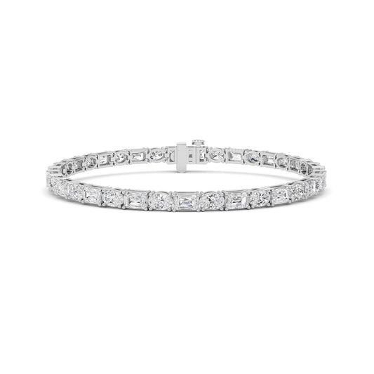 Emerald Lab Grown Diamond (F/VS ) Bracelet Bracelet in 14K Gold