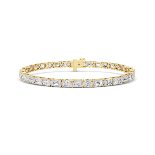 Emerald Lab Grown Diamond (F/VS ) Bracelet Bracelet in 14K Gold