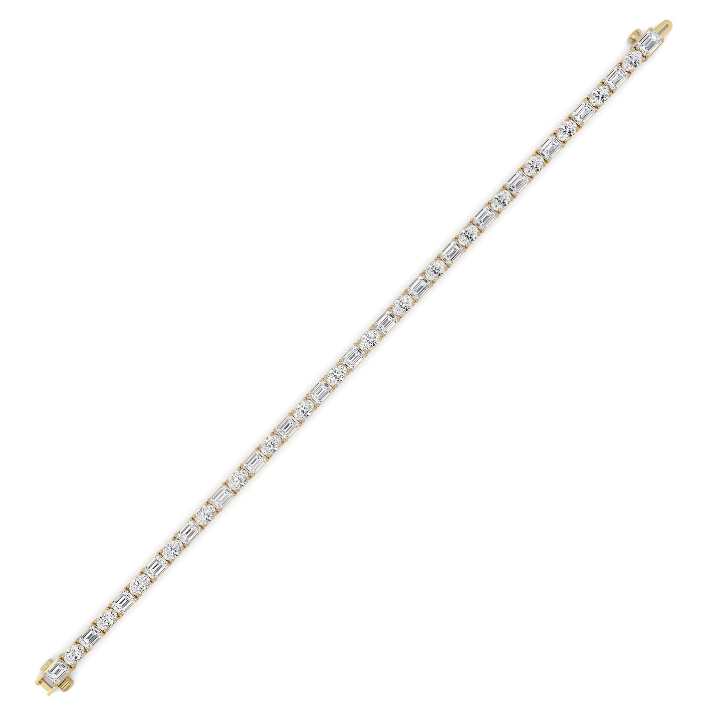 Emerald Lab Grown Diamond (F/VS ) Bracelet Bracelet in 14K Gold