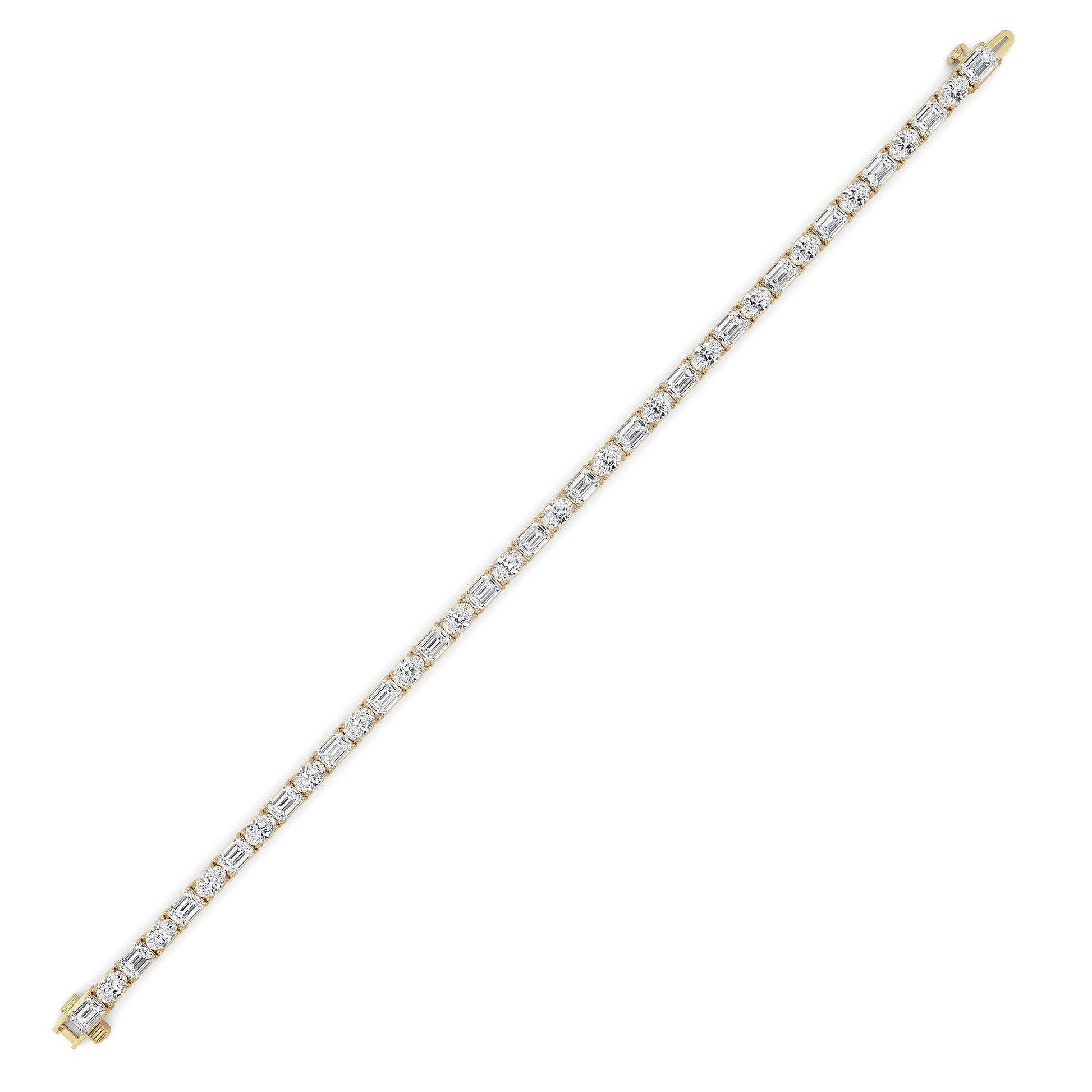 Emerald Lab Grown Diamond (F/VS ) Bracelet Bracelet in 14K Gold