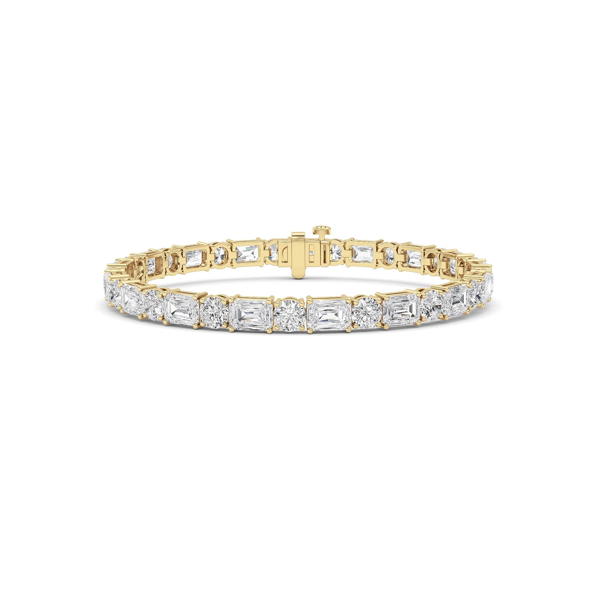 Emerald Lab Grown Diamond (F/VS ) Bracelet Bracelet in 14K Gold