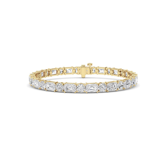 Emerald Lab Grown Diamond (F/VS ) Bracelet Bracelet in 14K Gold