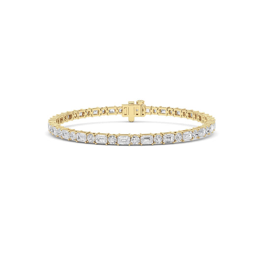 Emerald Lab Grown Diamond (F/VS ) Bracelet Bracelet in 14K Gold
