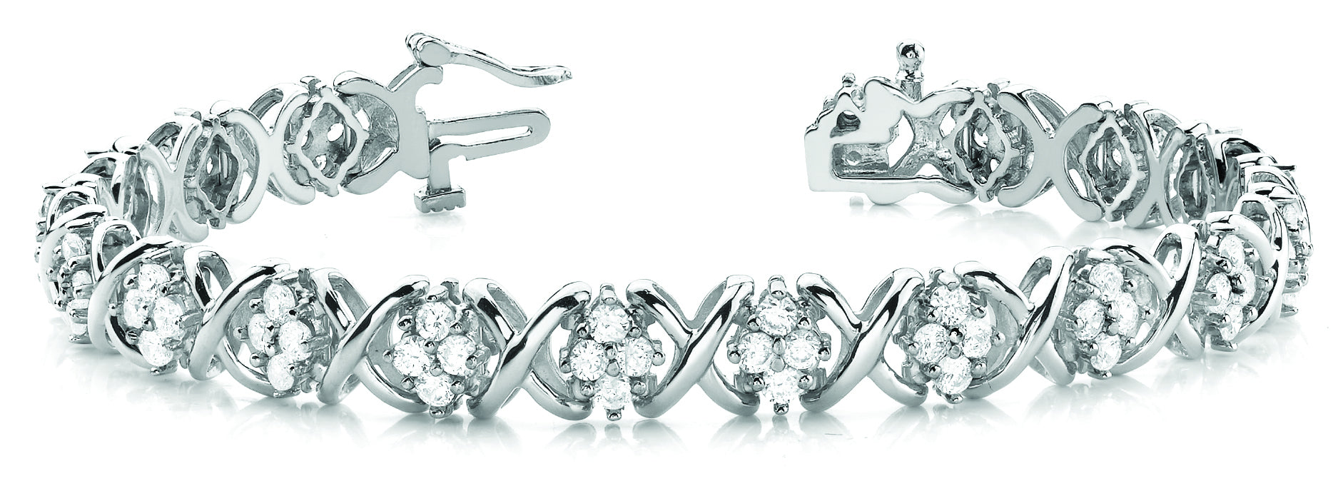 68 Diamond Multi-Stone Fashion Bracelet