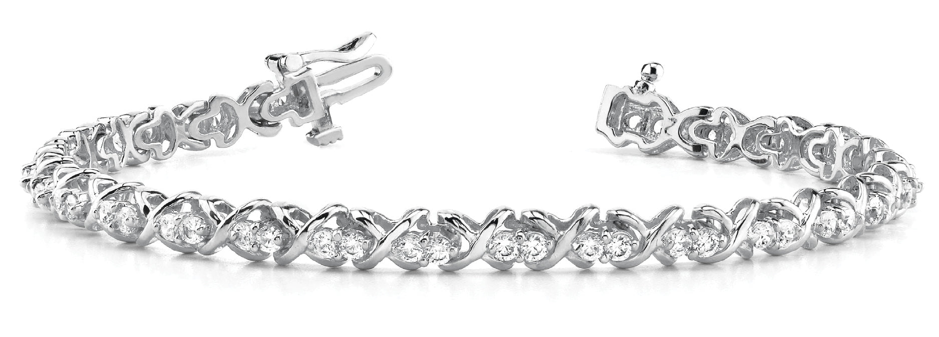 Diamond XO Line Bracelet