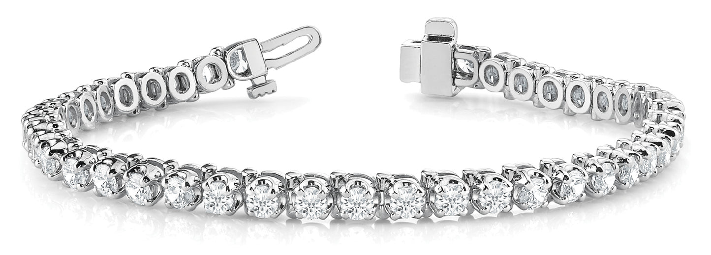 47-Stone Diamond Line Bracelet