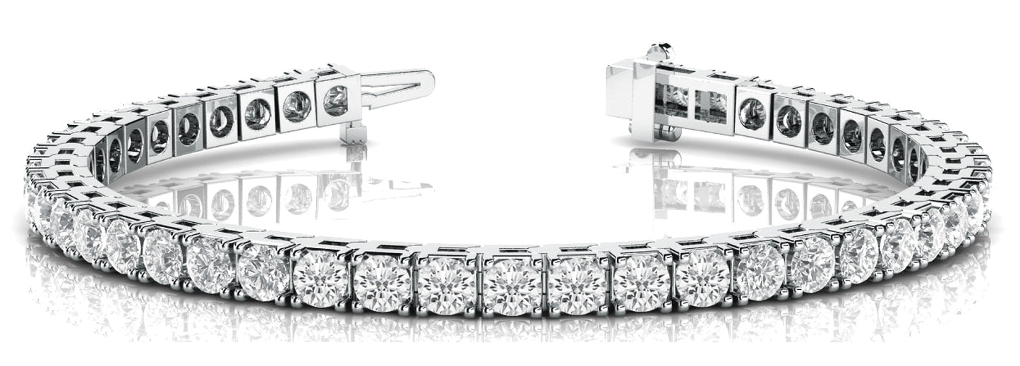 50 Diamond In-Line Prong Set Bracelet