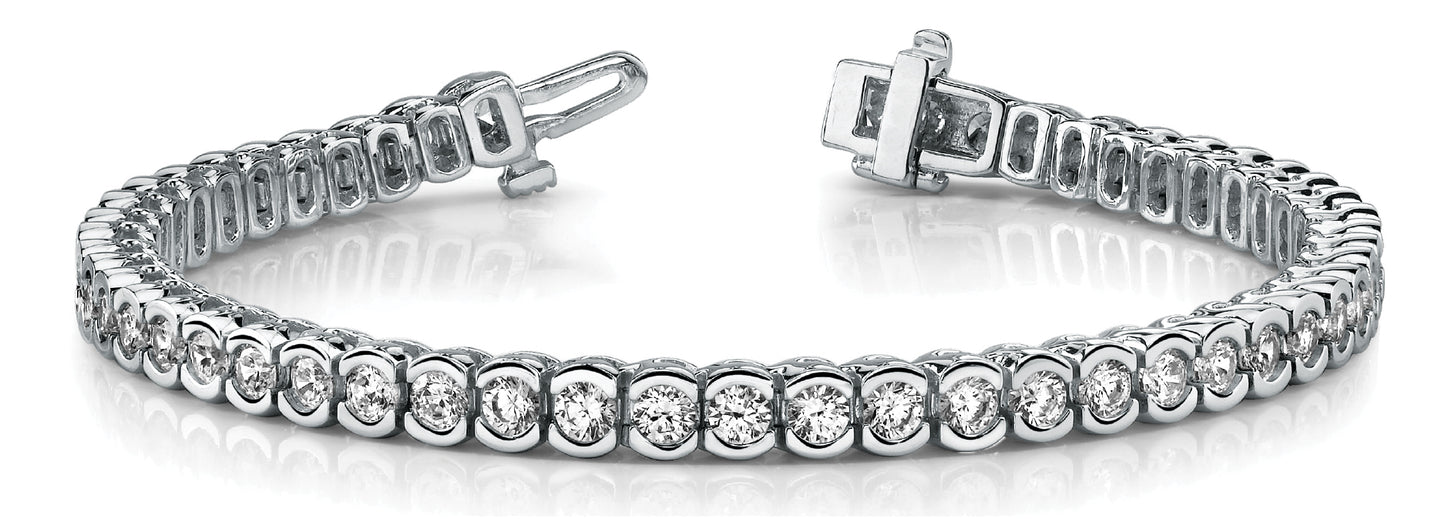 39-Stone Diamond Line Bracelet