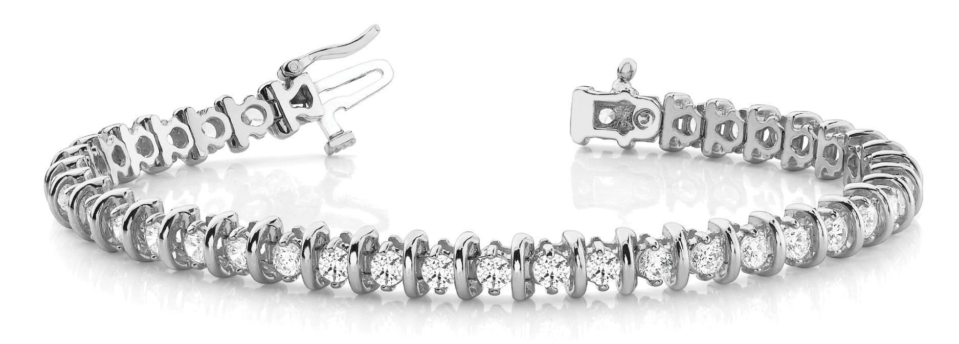 28 Diamond Line Bar Bracelet