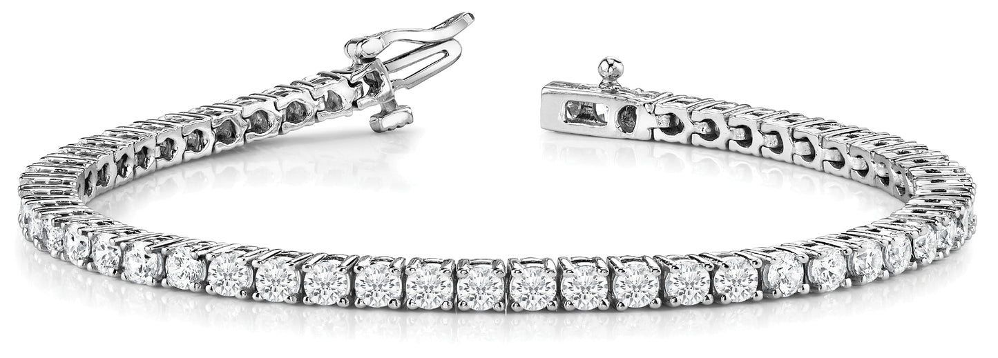 41-Stone Diamond Line Bracelet