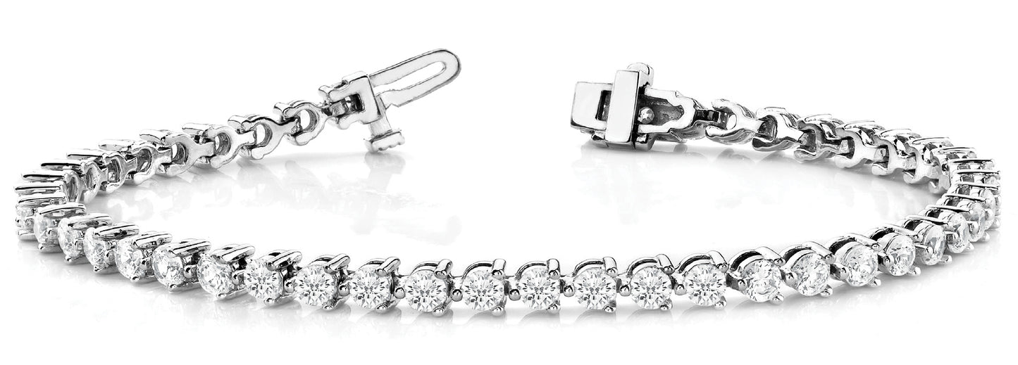 59-Stone Diamond Line Bracelet