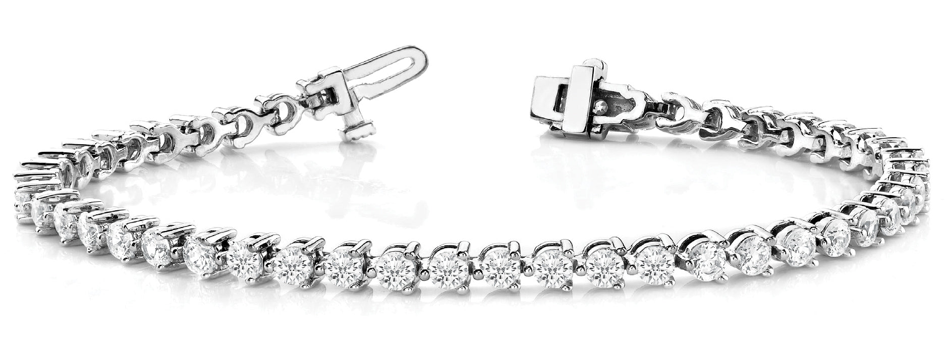 37-Stone Diamond Line Bracelet