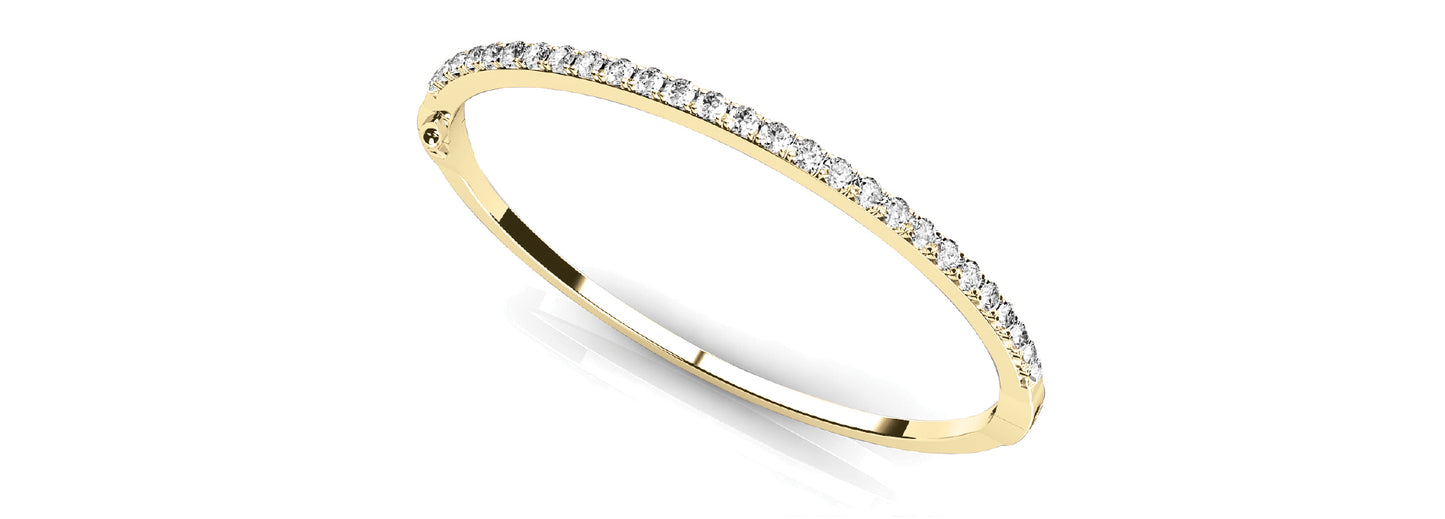 18K Yellow Gold Diamond Fashion Bracelet
