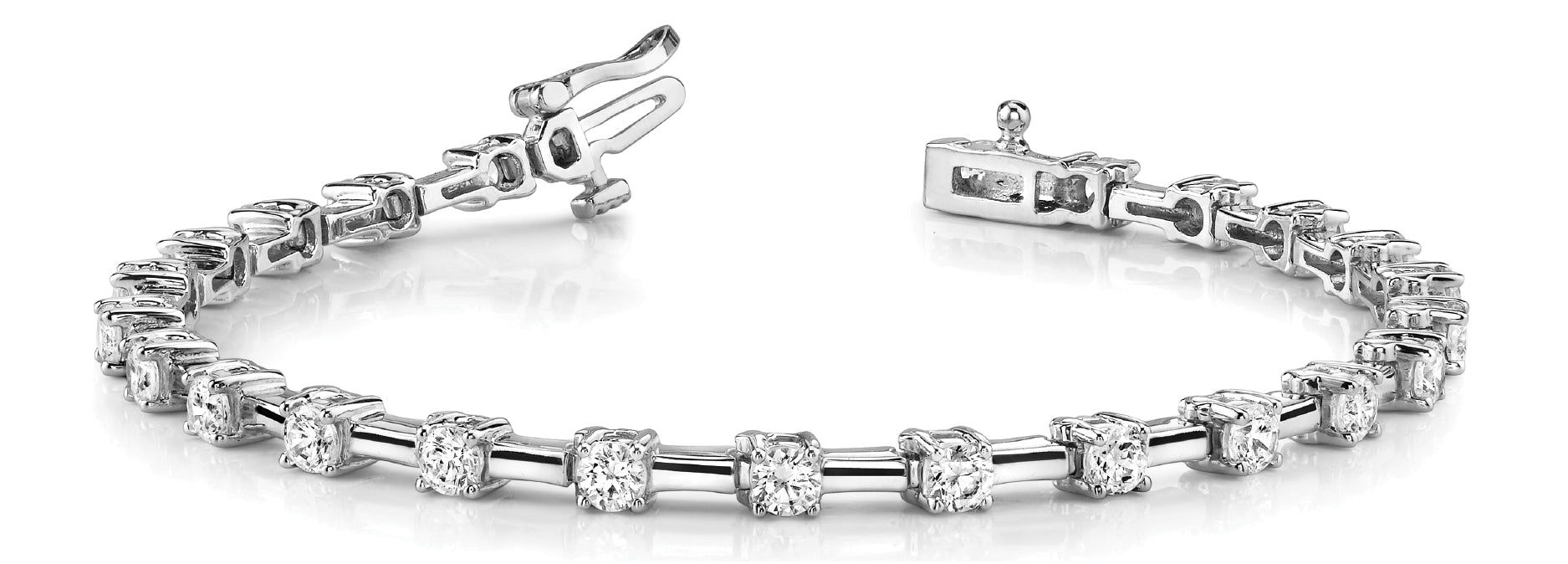 29-Stone Round Diamond Fashion Bracelet