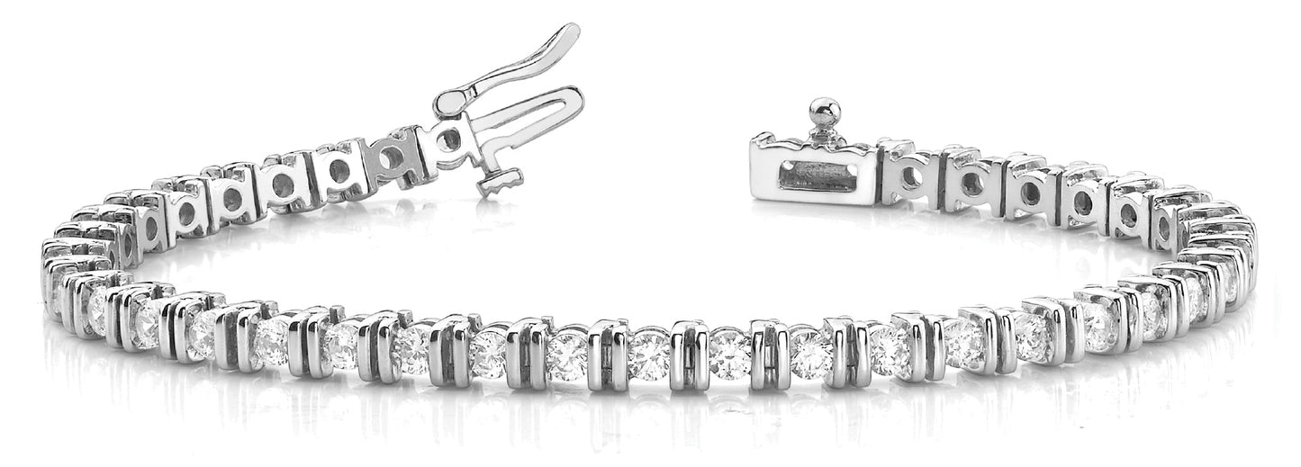 40 Diamond Line Bar Bracelet